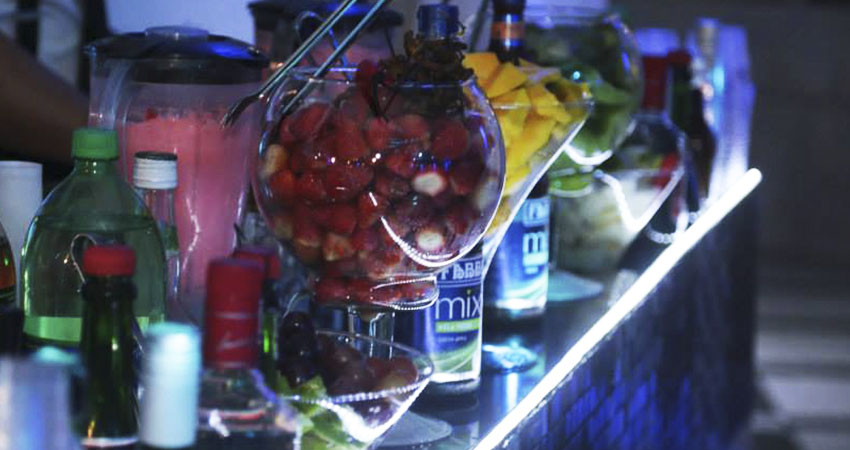 Bebidas para festa de casamento