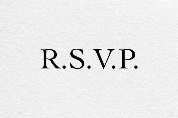 rsvp significado