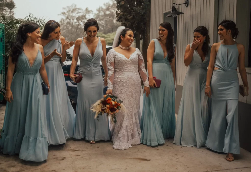 Noiva e madrinhas momentos antes da cerimônia - As 23 fotos de casamento que você precisa tirar